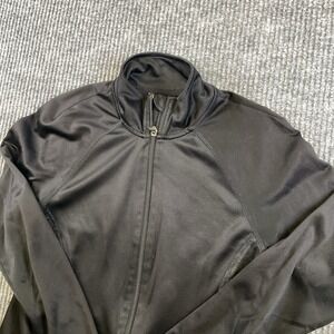 Danskin Now Womens Semi-Fitted Dri More Full Zip Jacket Black Sz XS (0-2) Read